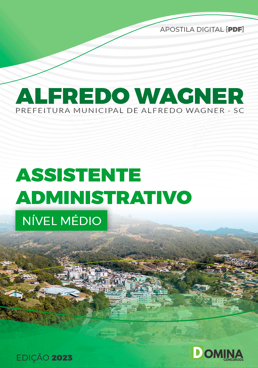 Apostila Pref Alfredo Wagner SC 2023 Assistente Administrativo