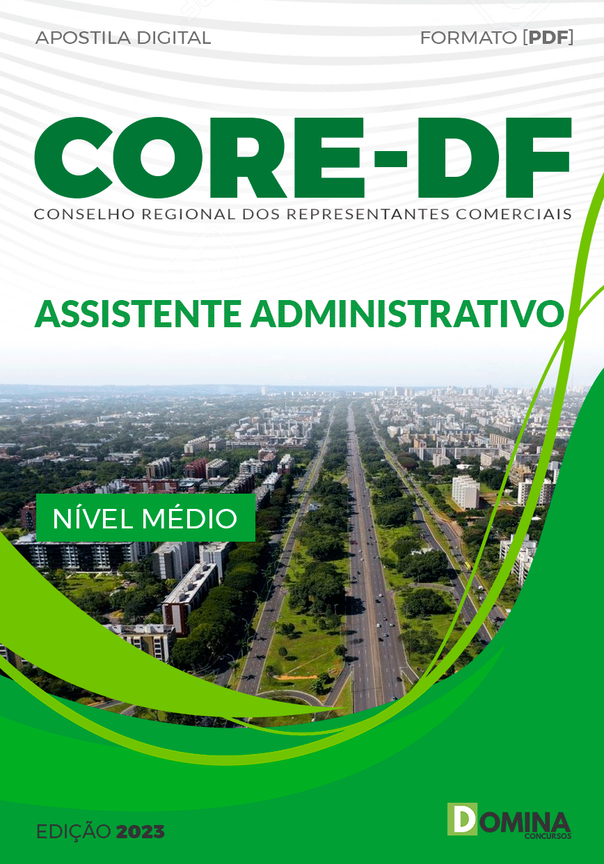 Apostila Concurso CORE DF 2023 Assistente Administrativo