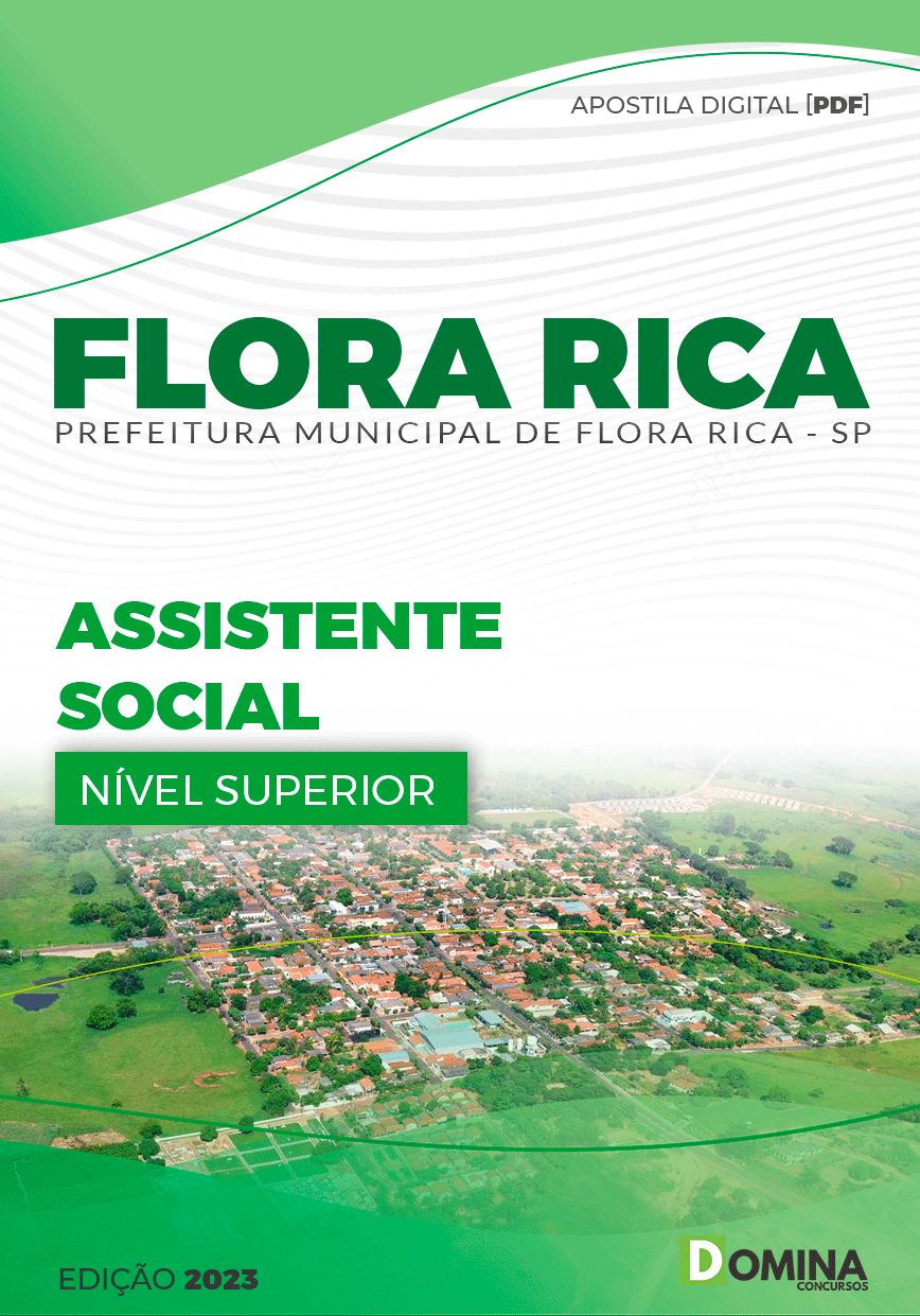 Apostila Concurso Pref Flora Rica SP 2023 Assistente Social