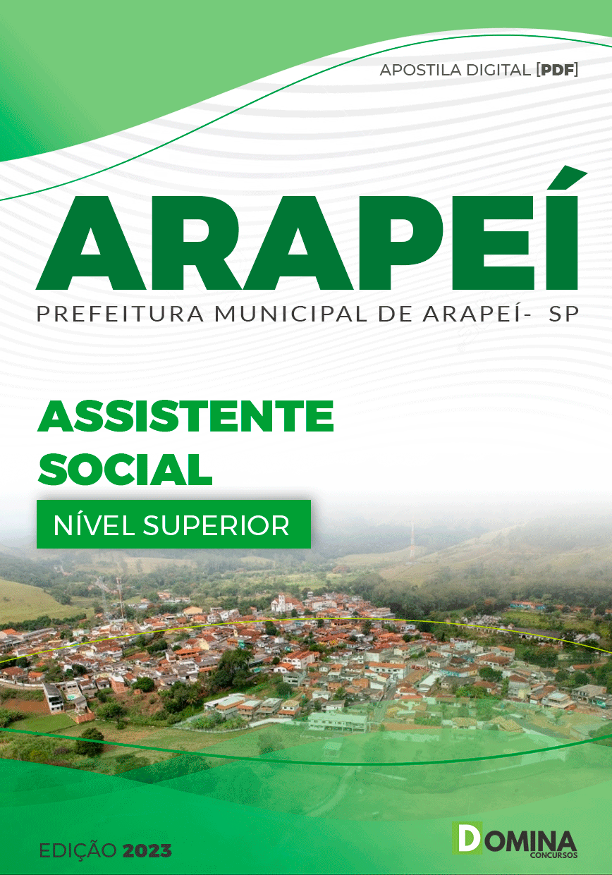 Apostila Digital Pref Arapeí SP 2023 Assistente Social