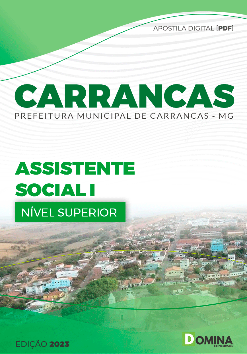 Apostila Digital Pref Carrancas MG 2023 Assistente Social I