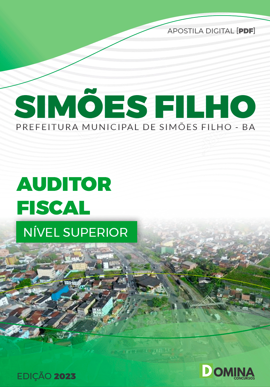 Apostila Pref Simões Filho BA 2023 Auditor Fiscal