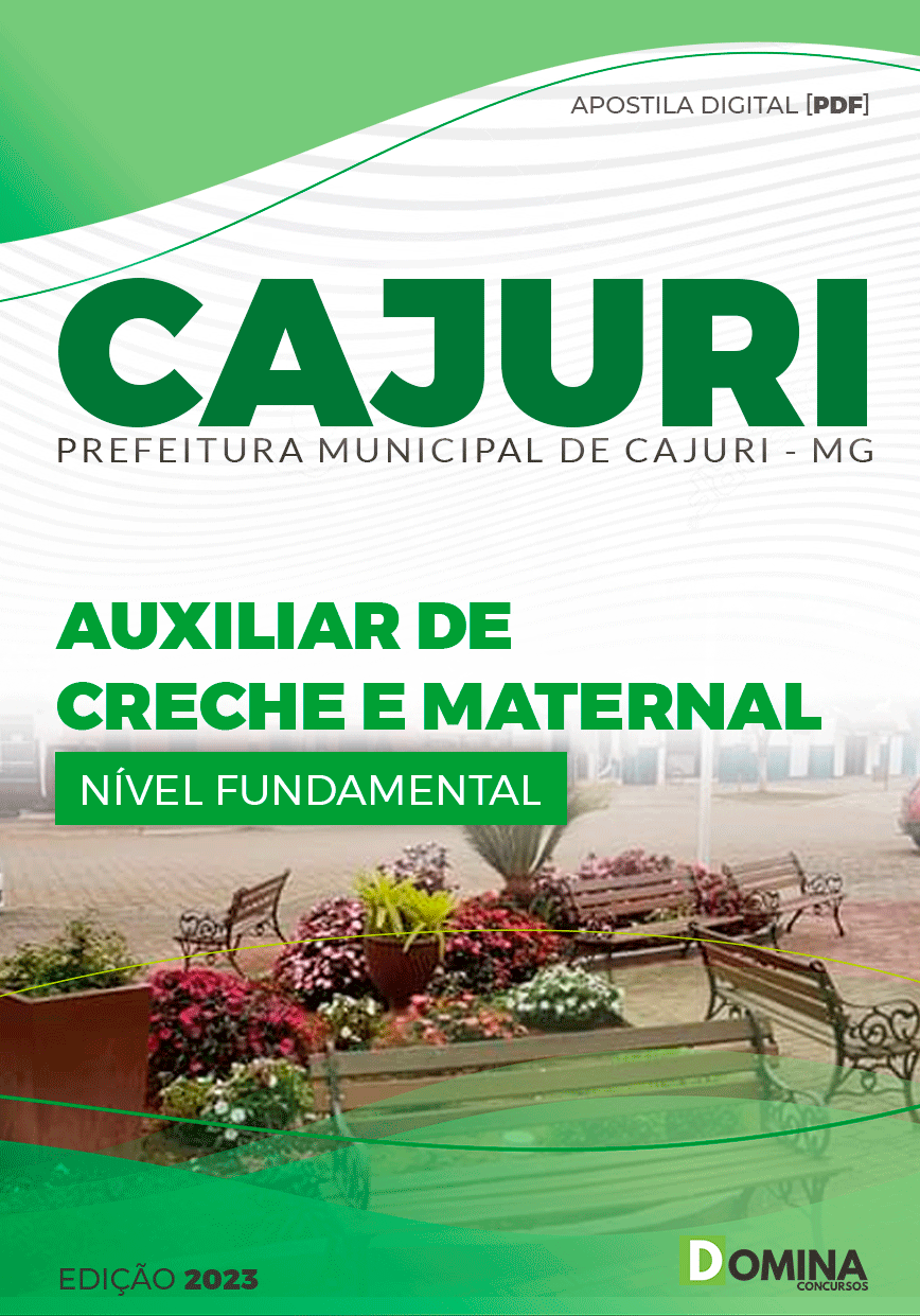 Apostila Concurso Pref Cajuri MG 2023 Auxiliar Creche Matenal