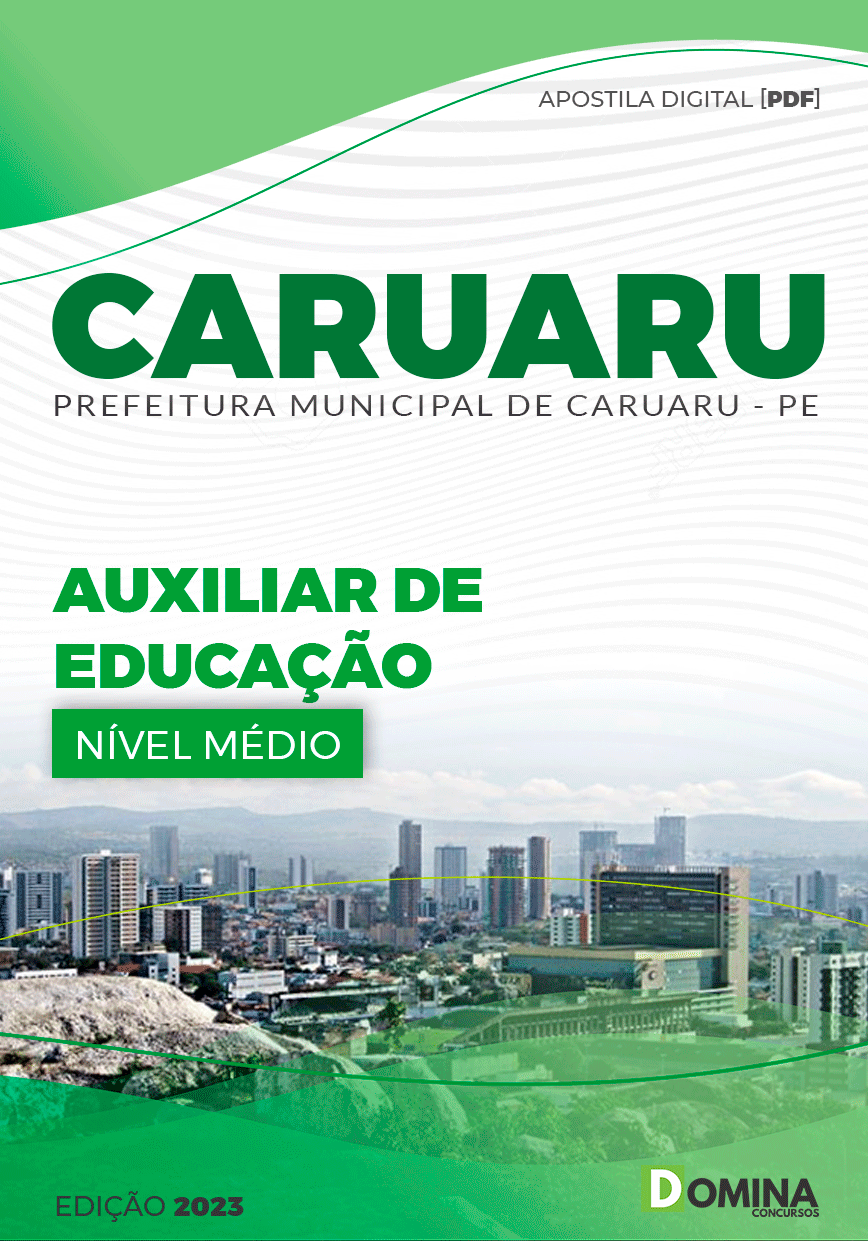 Apostila Pref Caruaru PE 2023 Profissional de Apoio Escolar
