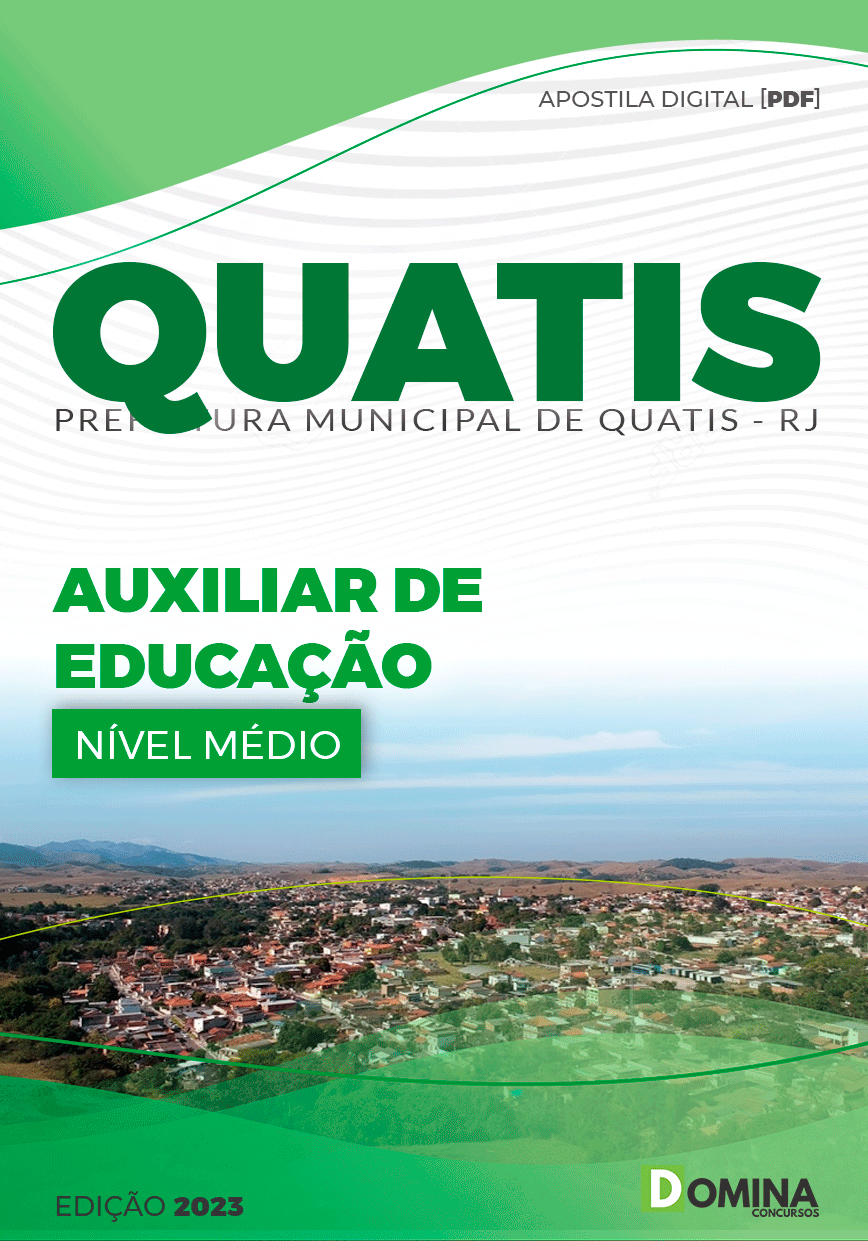 Apostila Concurso Pref Quatis RJ 2023 Auxiliar Educação