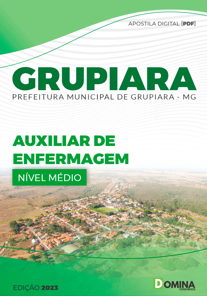 Apostila Concurso Pref Grupiara MG 2023 Auxiliar Enfermagem