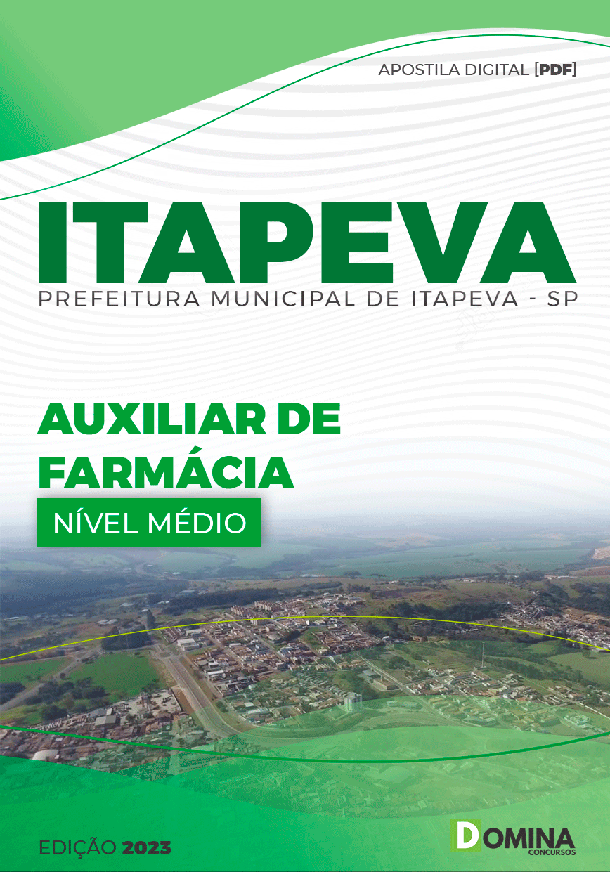 Apostila Seletivo Pref Itapeva SP 2023 Auxiliar Farmácia