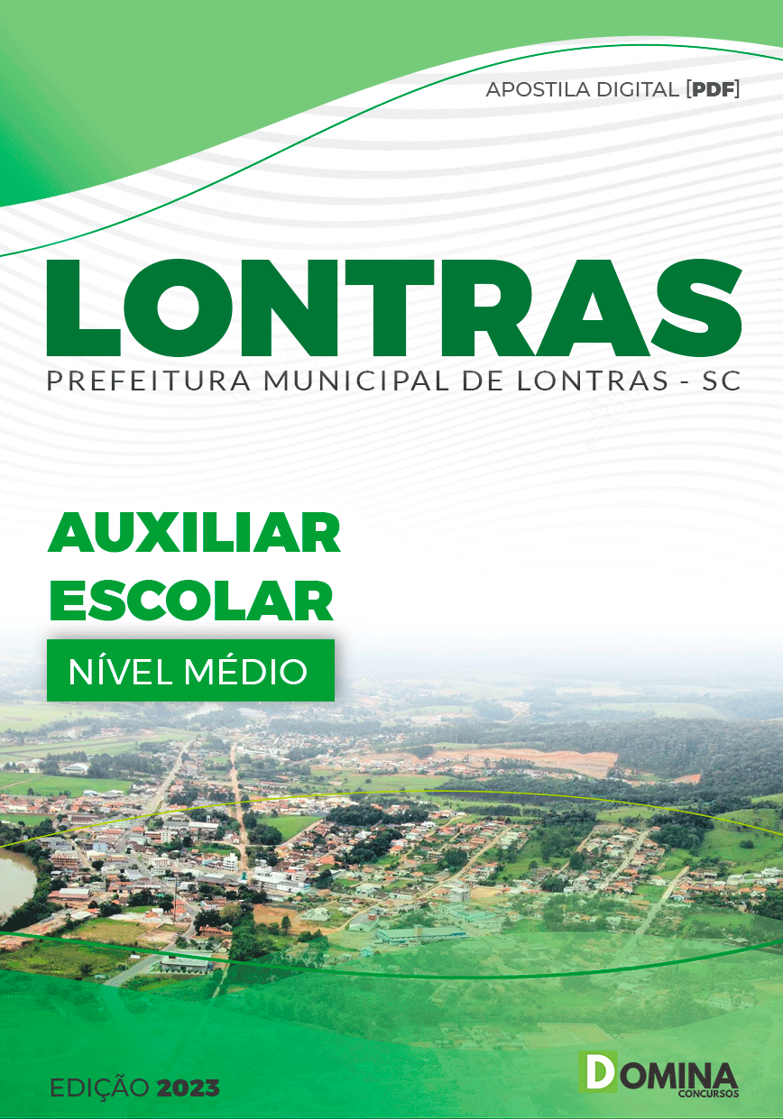 Apostila Concurso Pref Lontras SC 2023 Auxiliar Escolar