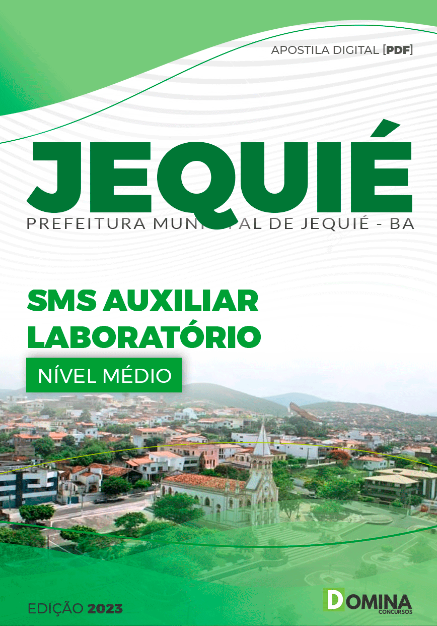Apostila Digital Pref Jequié BA 2023 Auxiliar Laboratório SMS
