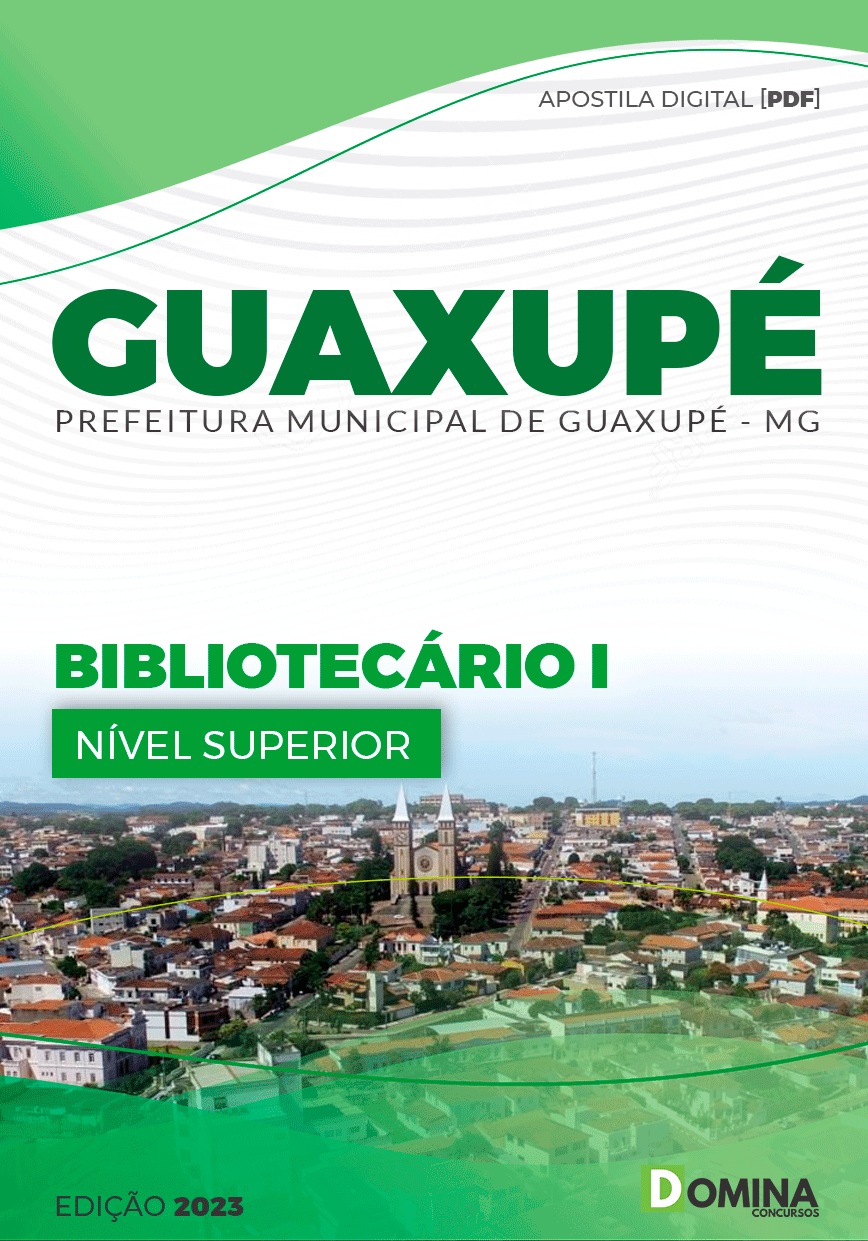 Apostila Concurso Pref Guaxupé MG 2023 Bibliotecário I