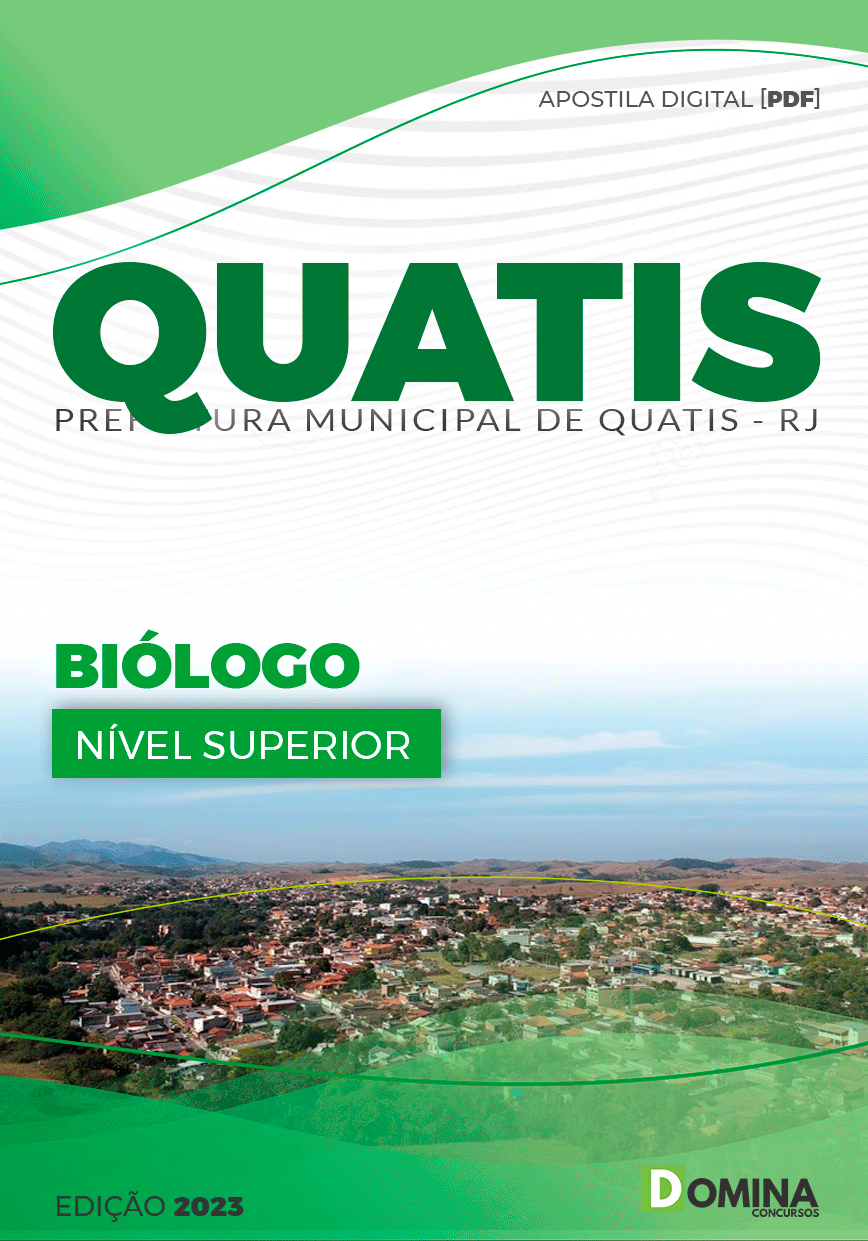 Apostila Digital Concurso Pref Quatis RJ 2023 Biólogo