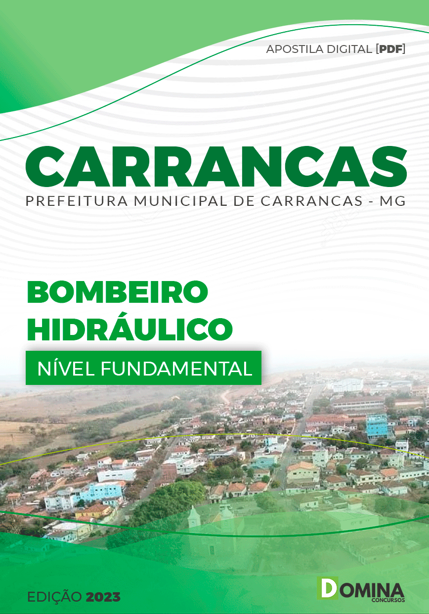 Apostila Digital Pref Carrancas MG 2023 Bombeiro Hidráulico