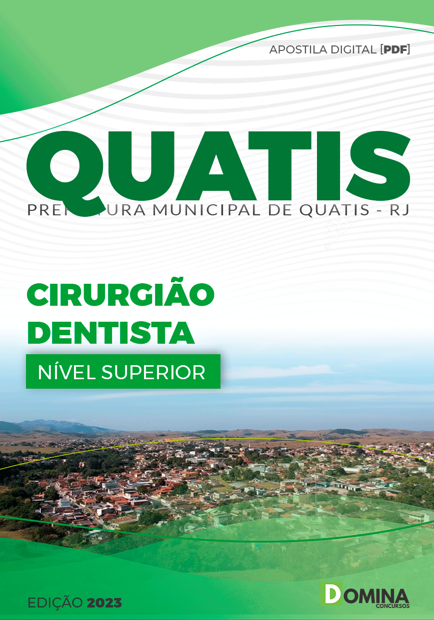 Apostila Concurso Pref Quatis RJ 2023 Cirurgião Dentista