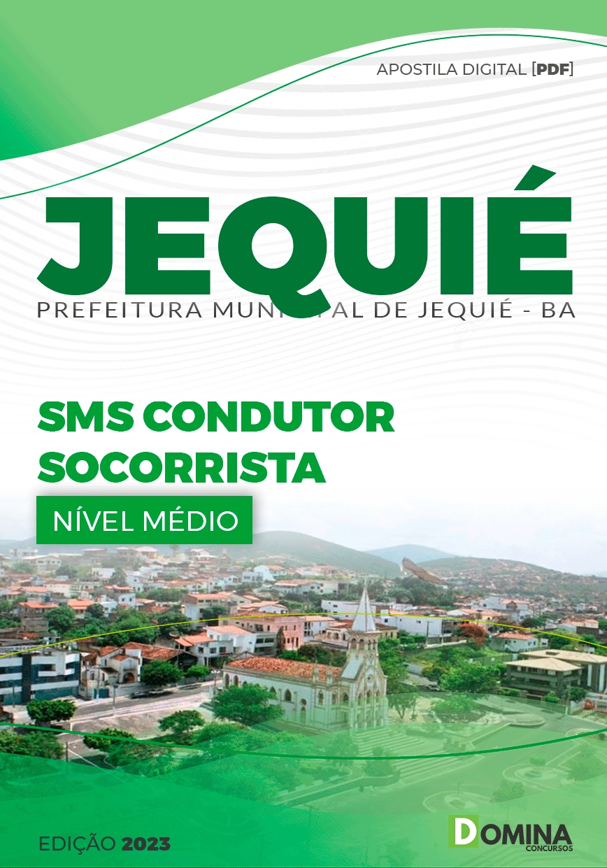 Apostila Digital Pref Jequié BA 2023 Condutor Socorrista SMS