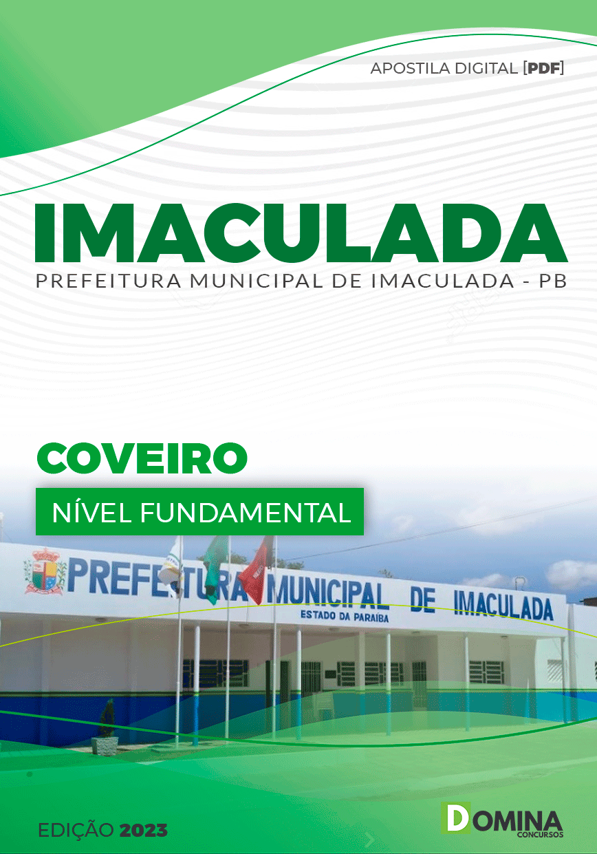 Apostila Concurso Pref Imaculada PB 2023 Coveiro