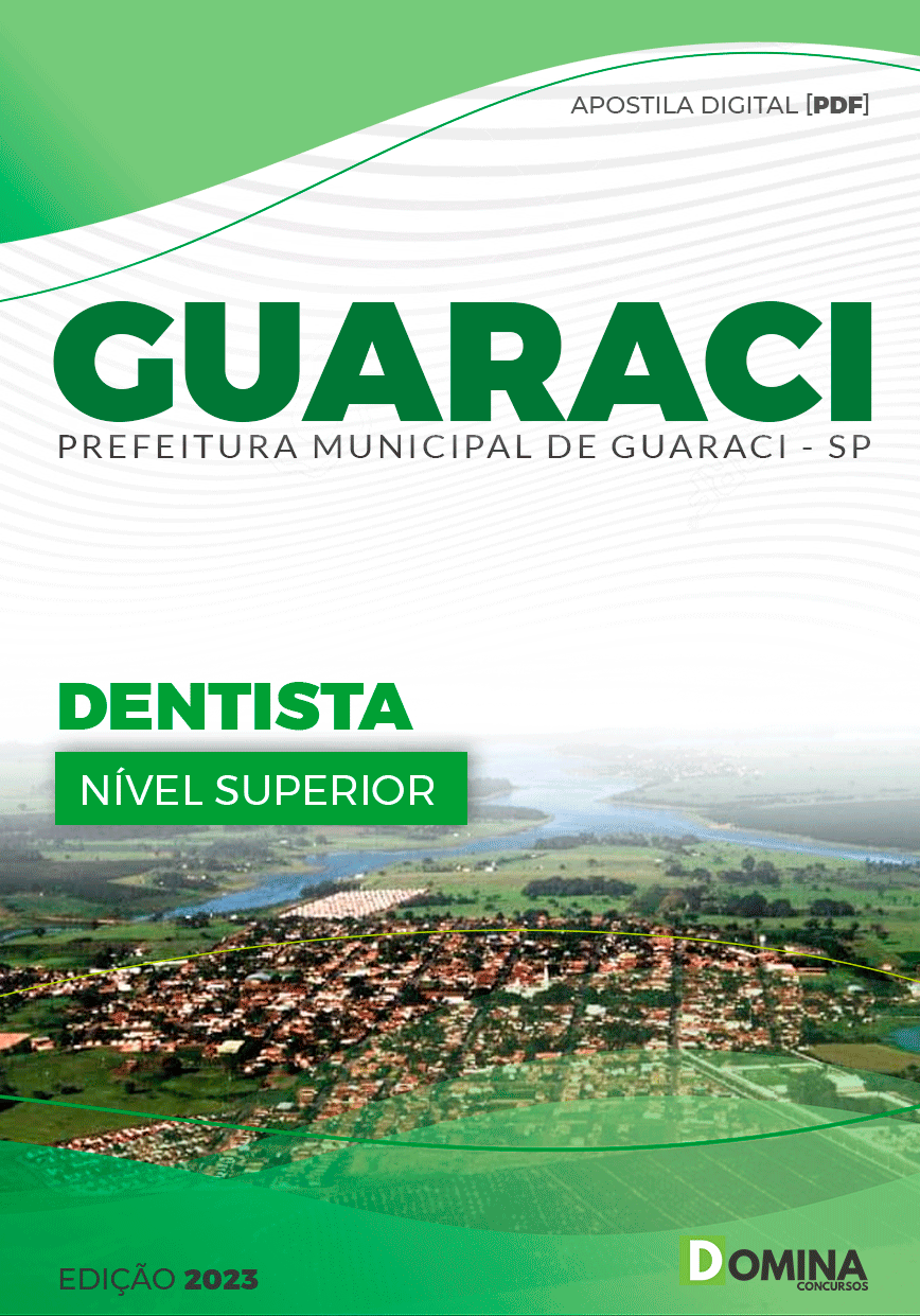 Apostila Concurso Pref Guaraci SP 2023 Dentista