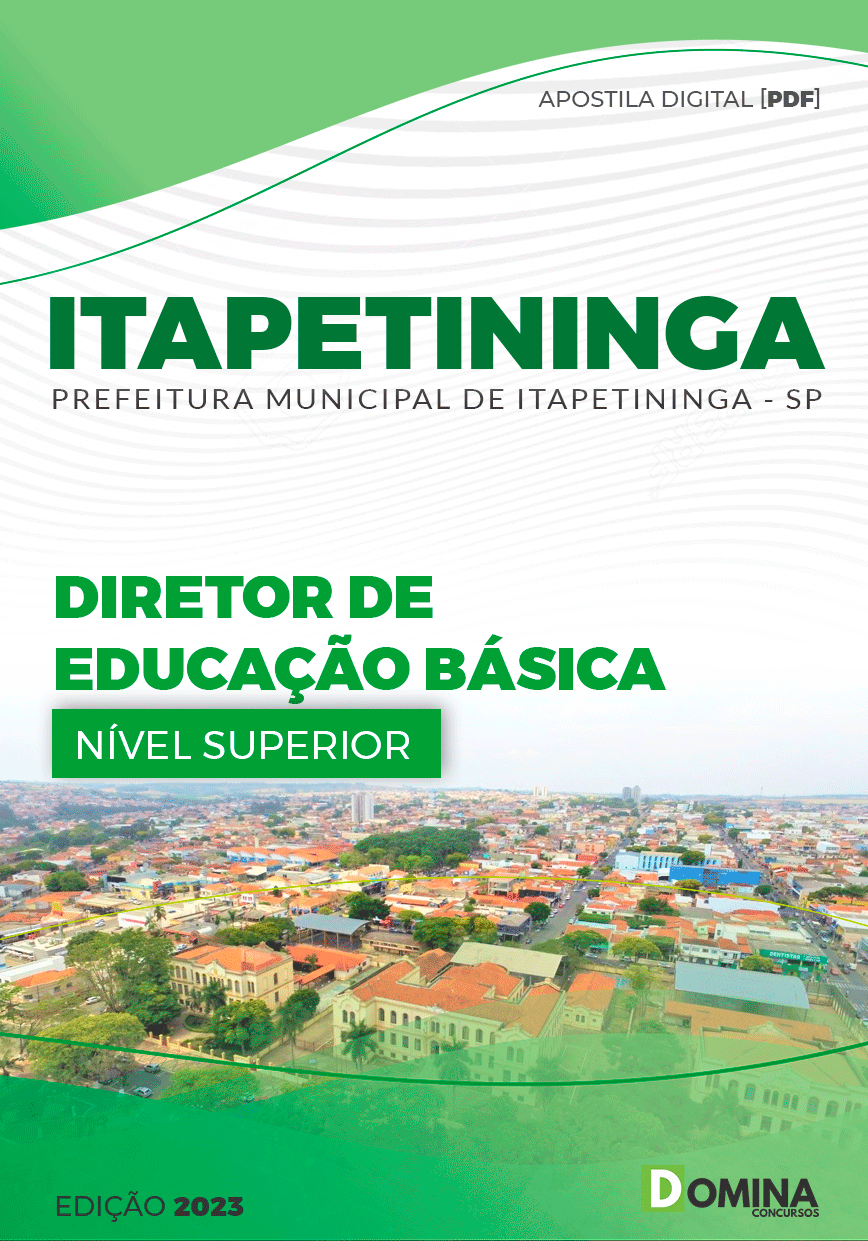 Apostila Concurso Pref Itapetininga SP 2023 Diretor Educação Básica