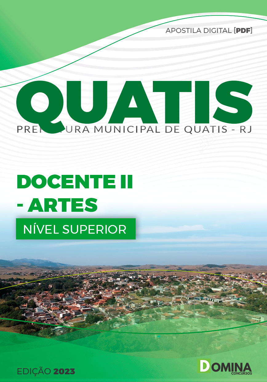Apostila Concurso Pref Quatis RJ 2023 Docente II Artes