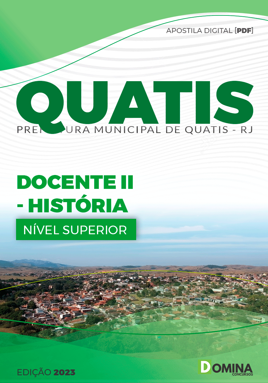 Apostila Concurso Pref Quatis RJ 2023 Docente II História