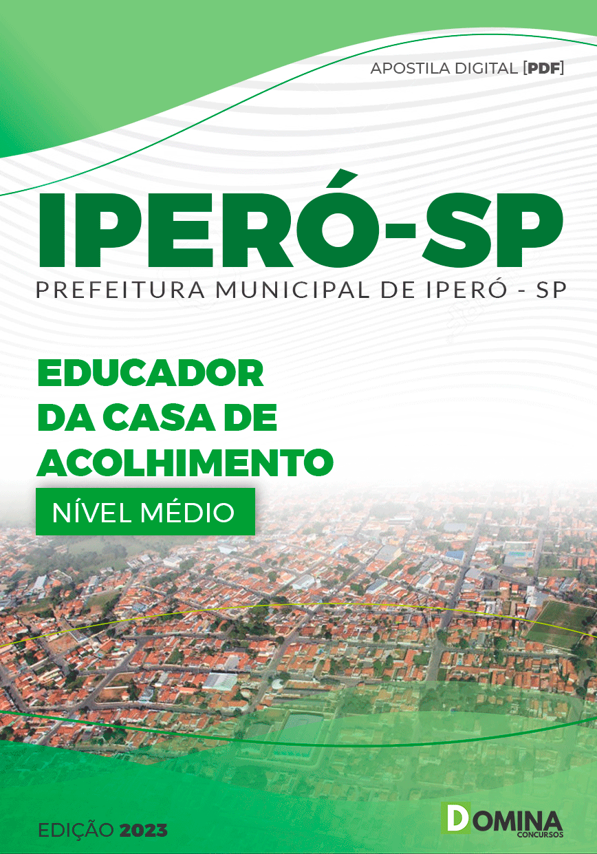 Apostila Pref Iperó SP 2023 Educador Casa Acolhimento