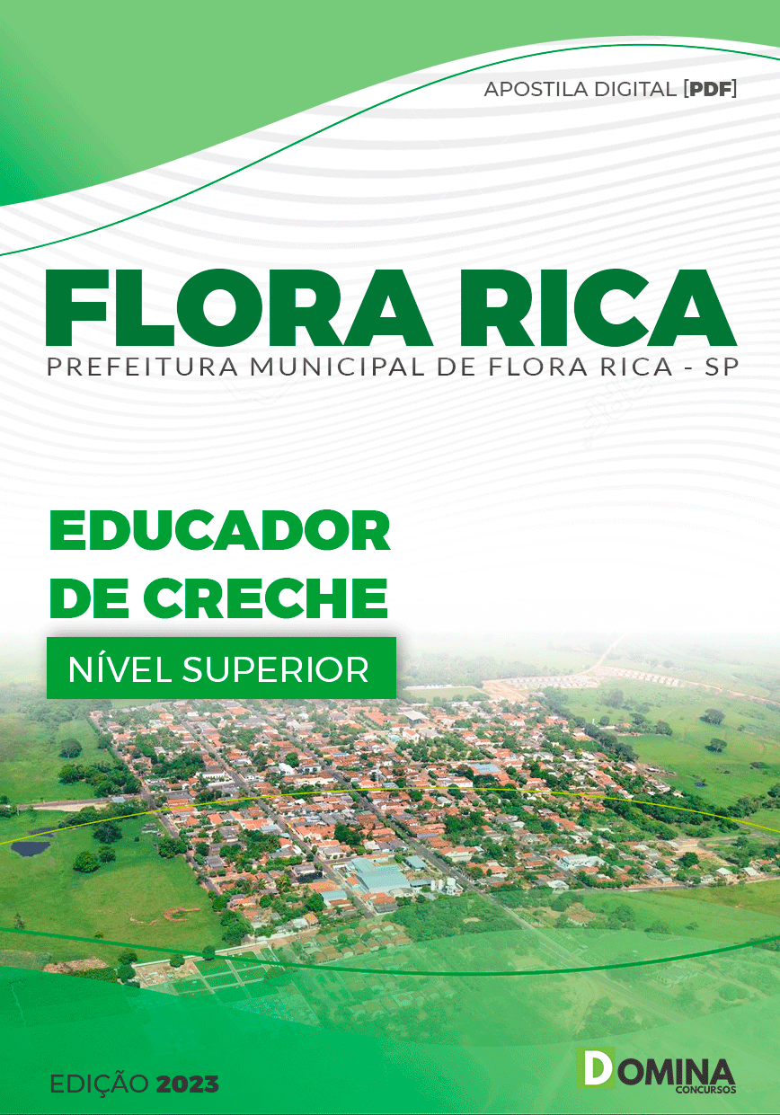 Apostila Concurso Pref Flora Rica SP 2023 Educador de Creche