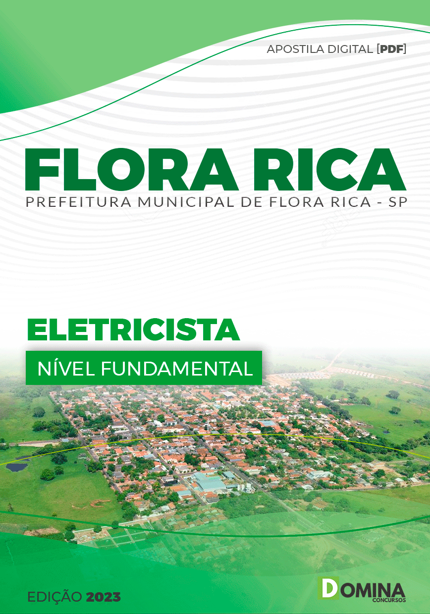Apostila Concurso Pref Flora Rica SP 2023 Eletricista