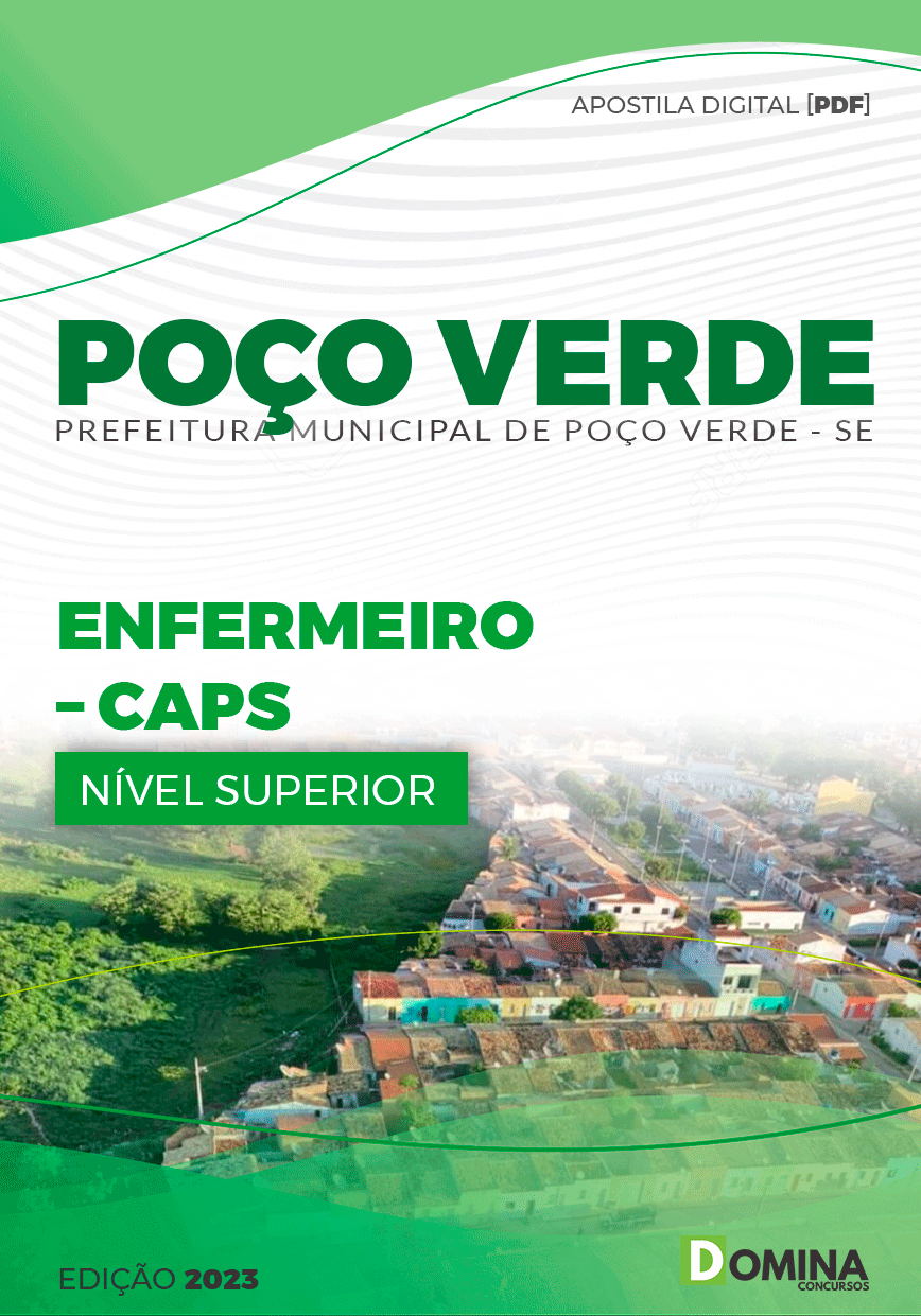 Apostila Concurso Pref Poço Verde SE 2023 Enfermeiro CAPS