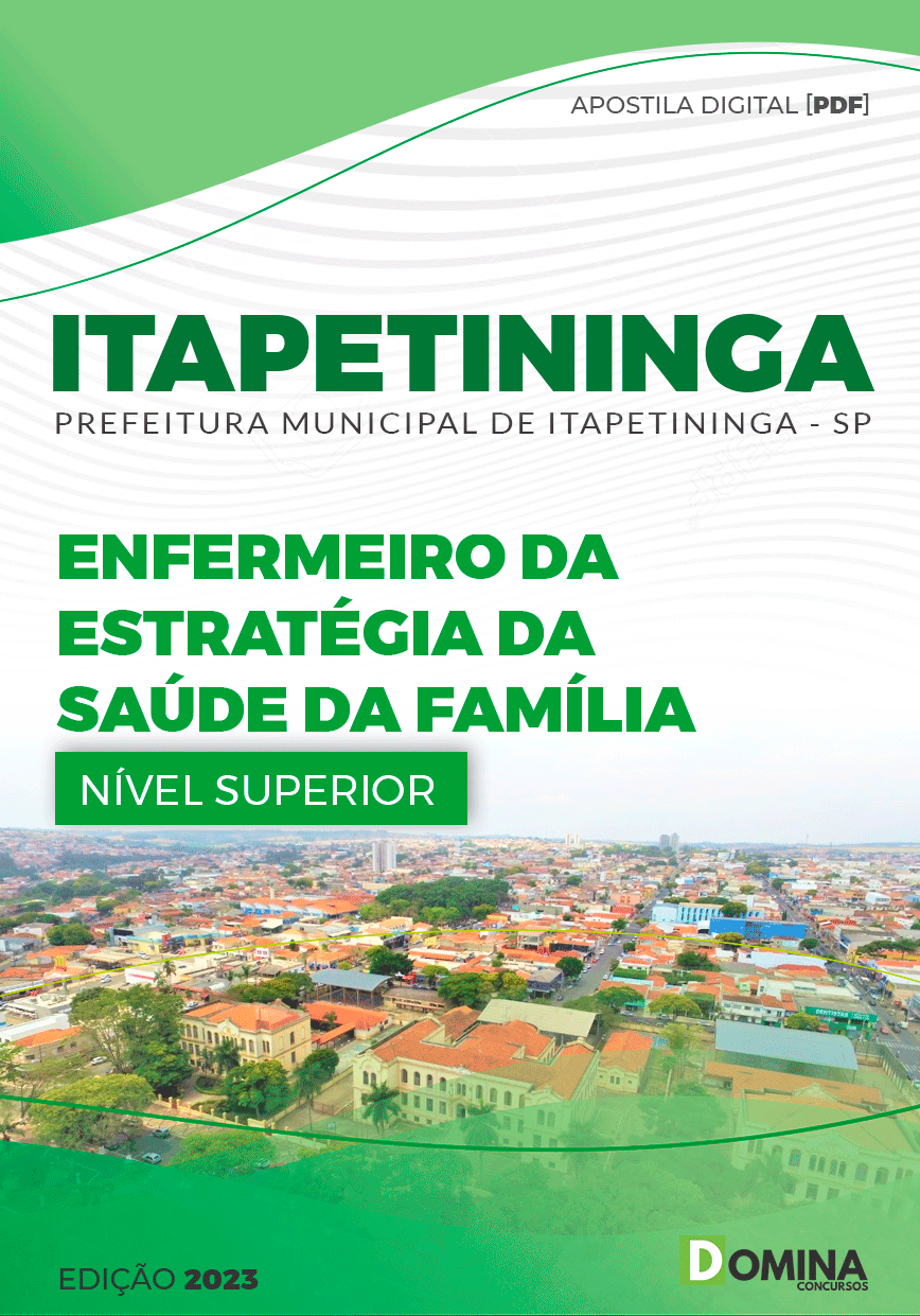 Apostila Concurso Pref Itapetininga SP 2023 Enfermeiro ESF