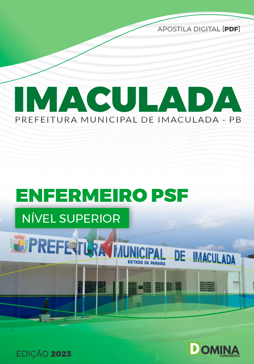 Apostila Concurso Pref Imaculada PB 2023 Enfermeiro