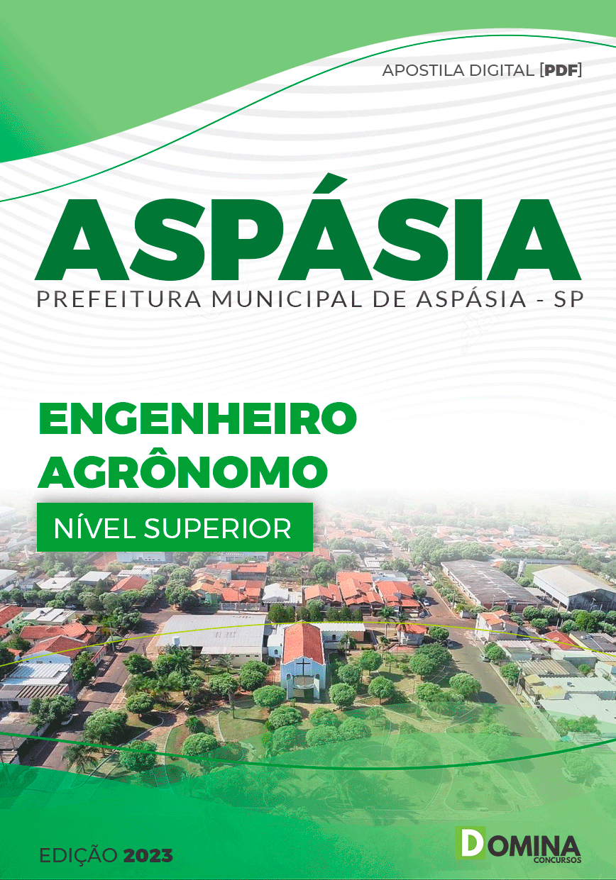 Apostila Concurso Pref Aspásia SP 2023 Engenheiro Agrônomo