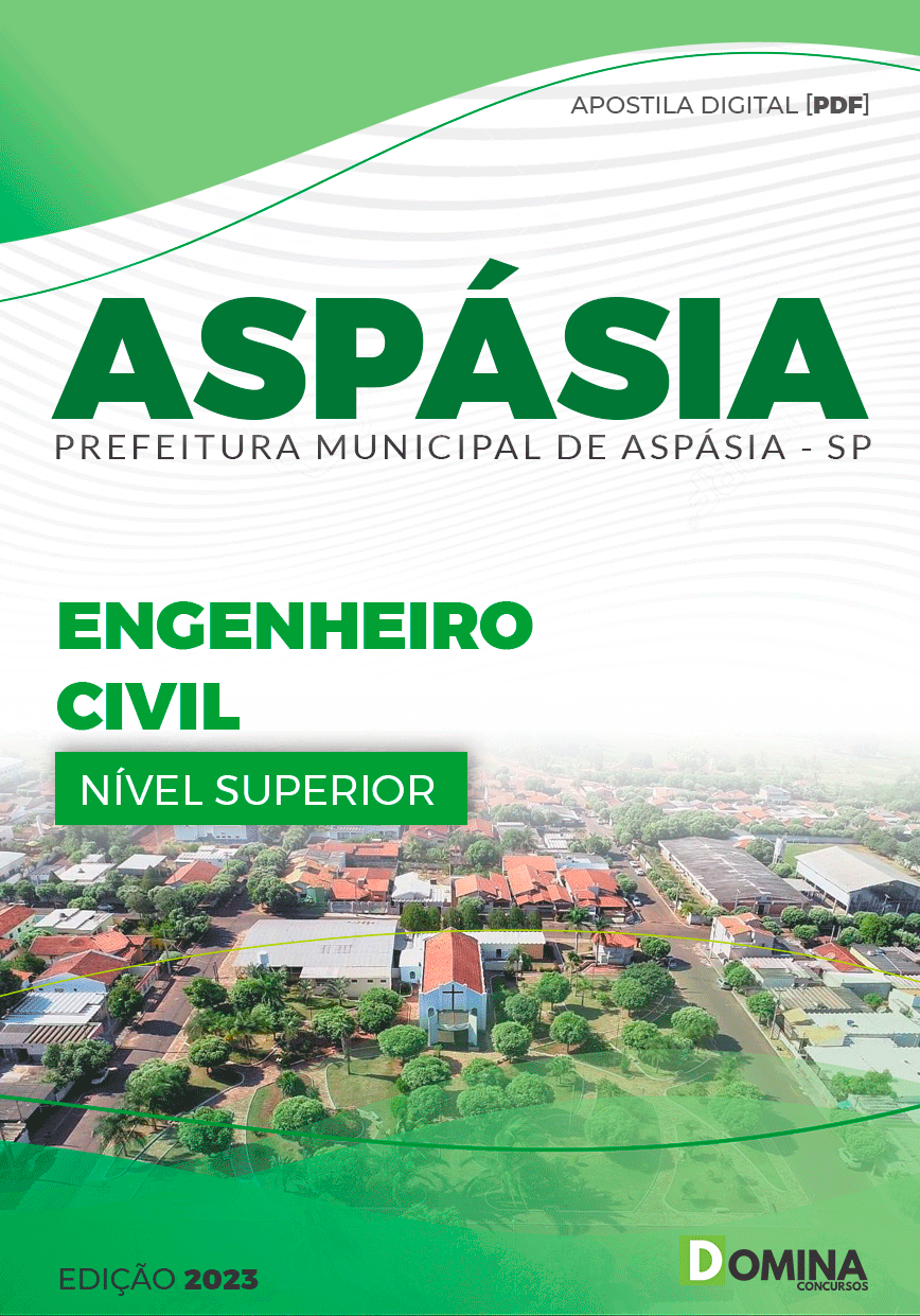 Apostila Concurso Pref Aspásia SP 2023 Engenheiro Civil