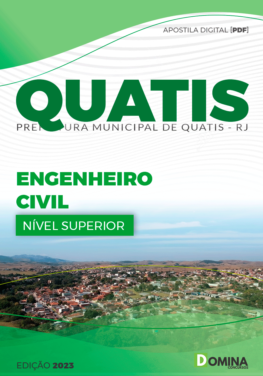 Apostila Concurso Pref Quatis RJ 2023 Engenheiro Civil