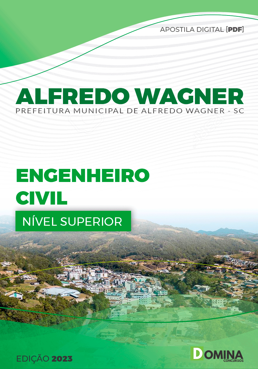 Apostila Pref Alfredo Wagner SC 2023 Engenheiro Civil
