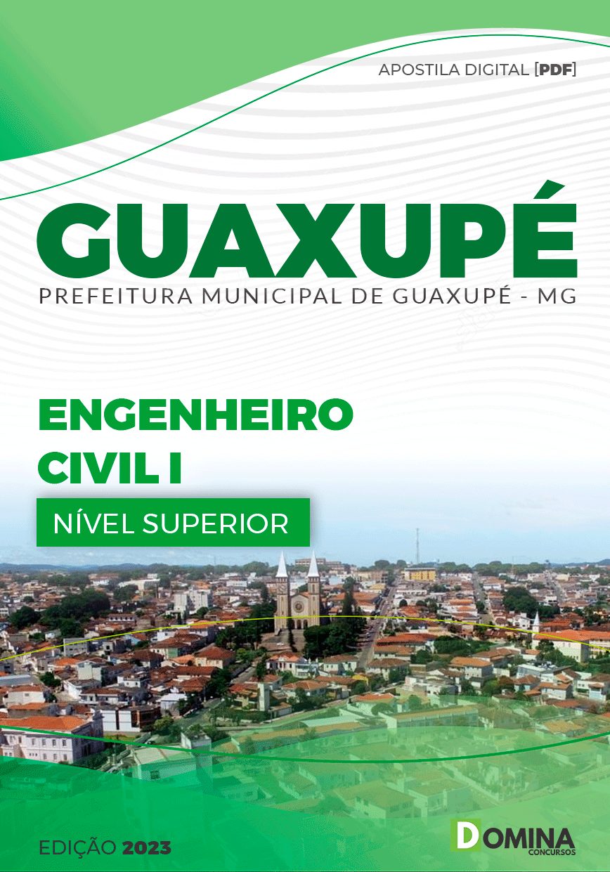 Apostila Concurso Pref Guaxupé MG 2023 Engenheiro Ambiental I