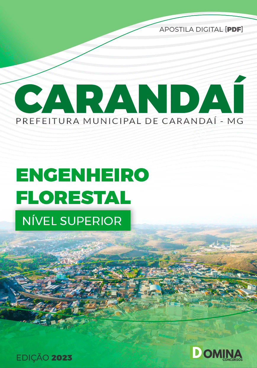 Apostila Concurso Pref Carandaí MG 2023 Engenheiro Florestal