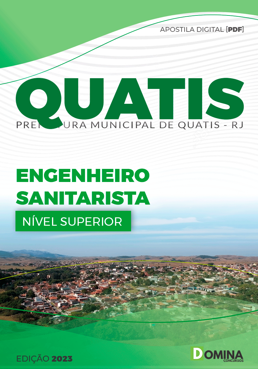Apostila Concurso Pref Quatis RJ 2023 Engenheiro Sanitarista