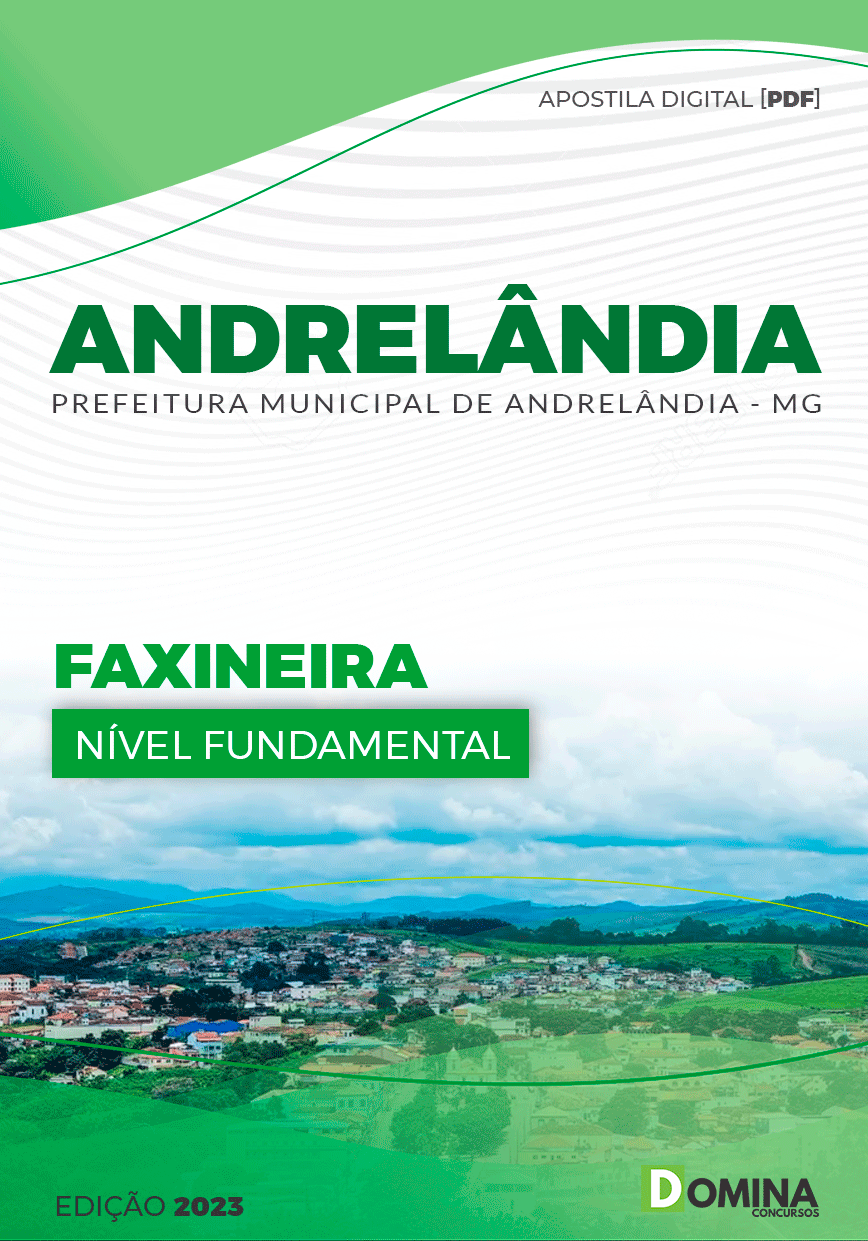 Apostila Concurso Pref Andrelândia MG 2023 Faxineira