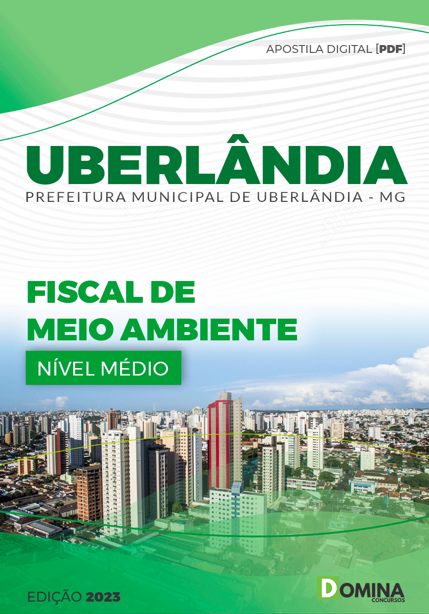 Apostila Pref Uberlândia MG 2023 Fiscal Meio Ambiente