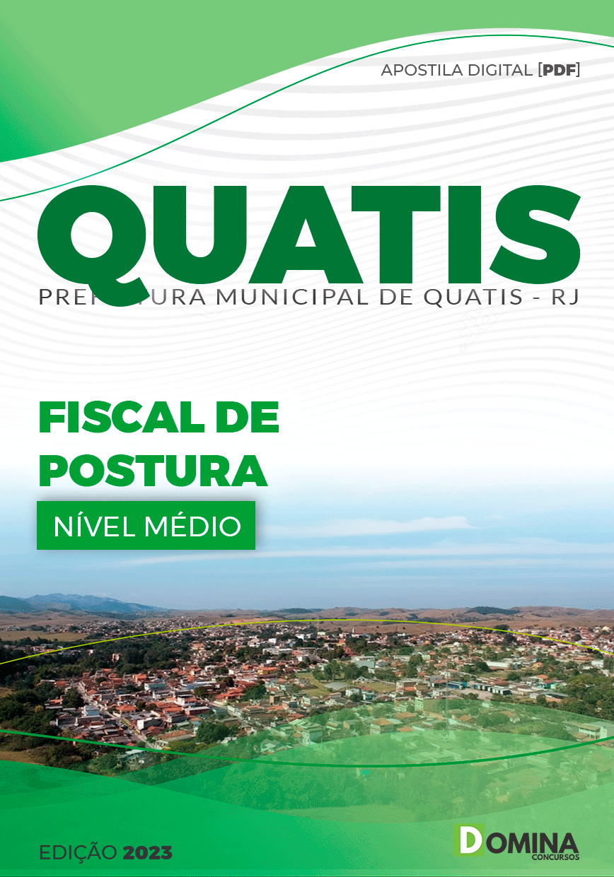 Apostila Concurso Pref Quatis RJ 2023 Fiscal Postura