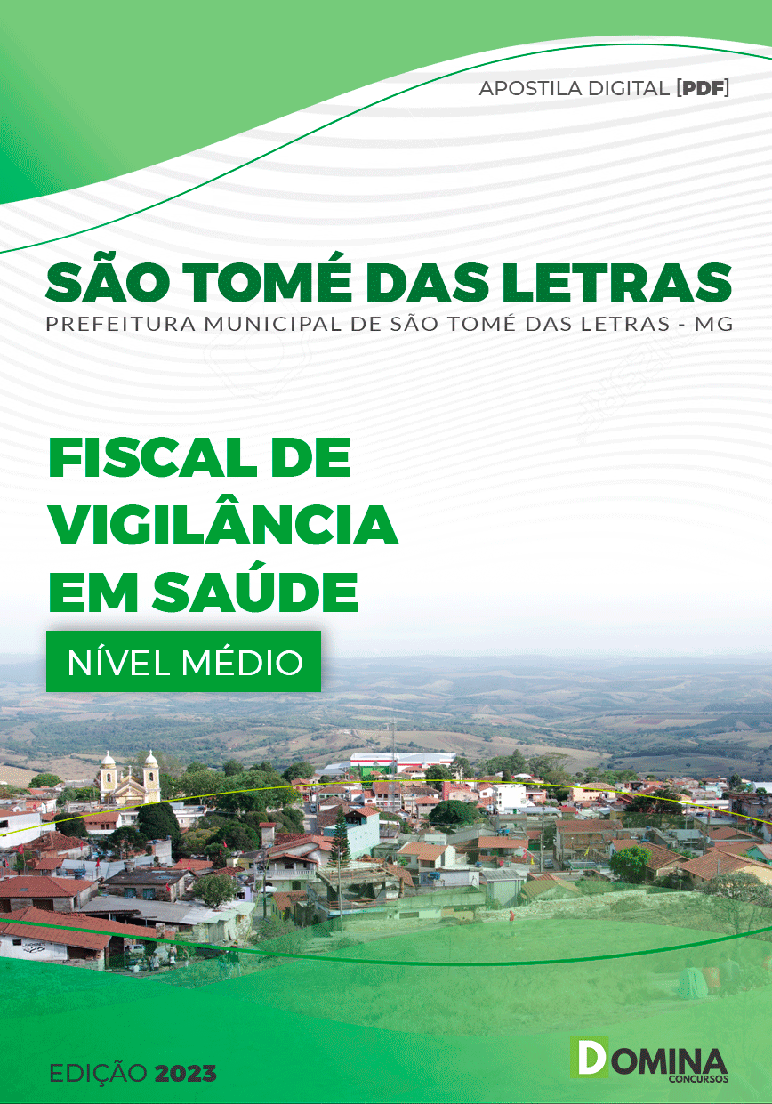 Apostila Pref São Tomé Letras MG 2023 Fiscal Meio Ambiente
