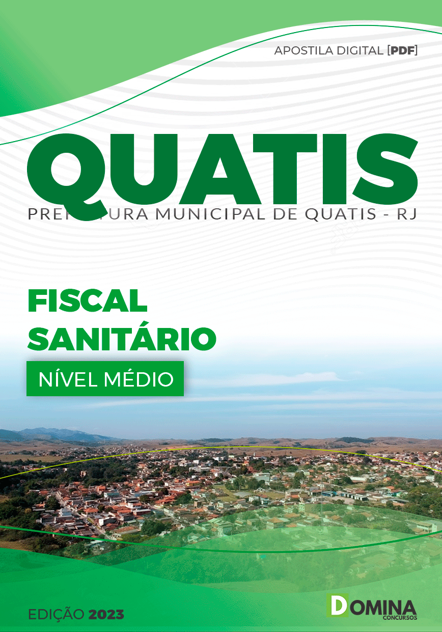 Apostila Concurso Pref Quatis RJ 2023 Fiscal Sanitário