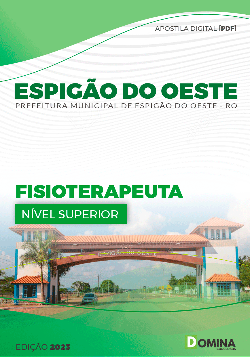 Apostila Pref Espigão D´Oeste RO 2023 Fisioterapeuta