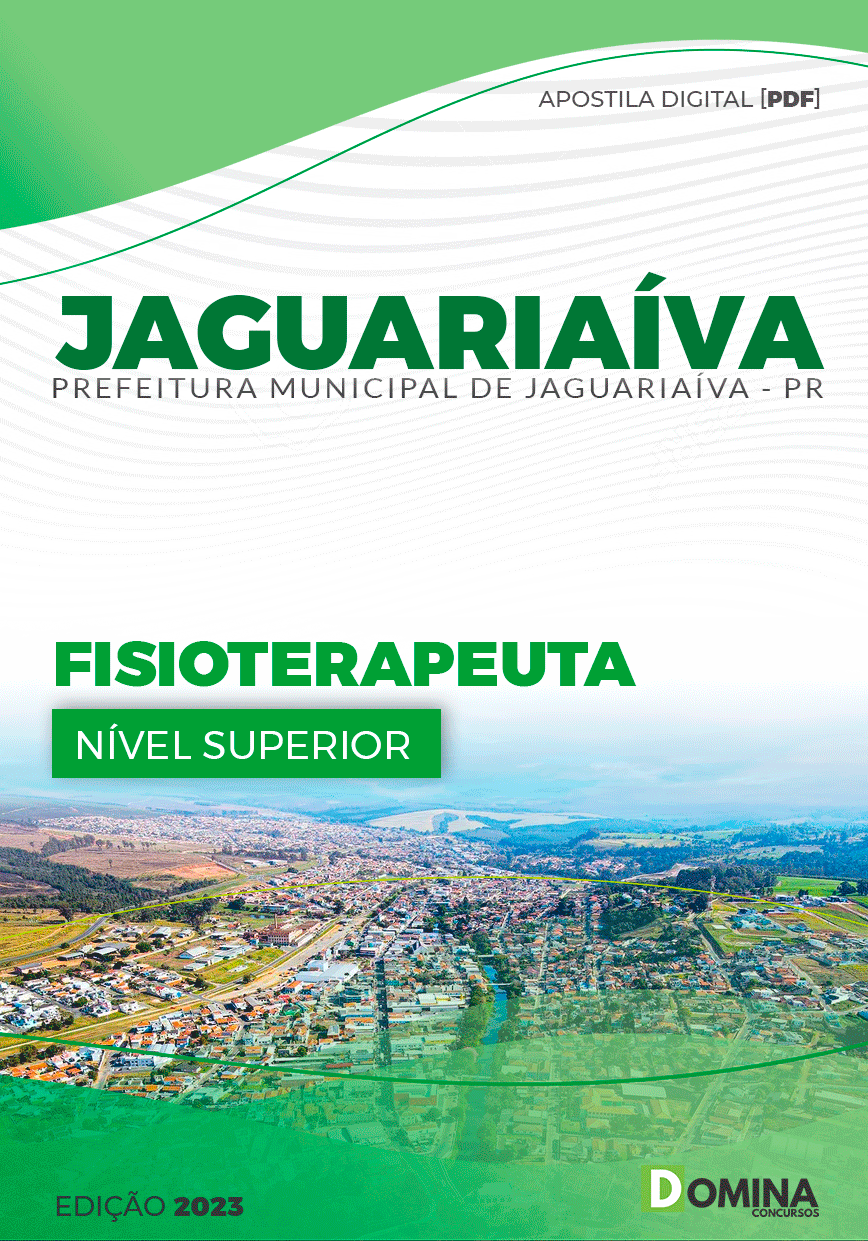 Apostila Concurso Pref Jaguariaíva PR 2023 Fisioterapeuta
