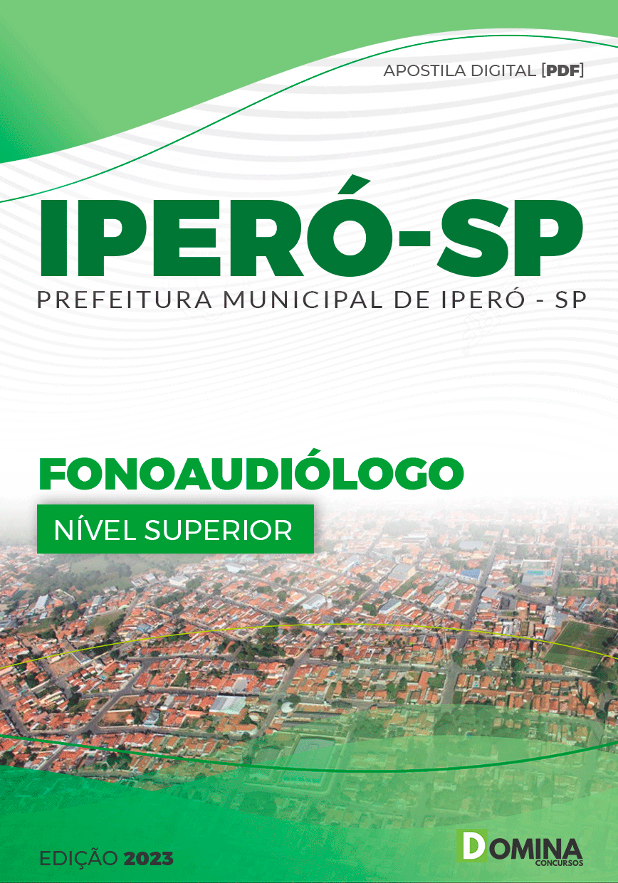 Apostila Concurso Pref Iperó SP 2023 Fonoaudiólogo
