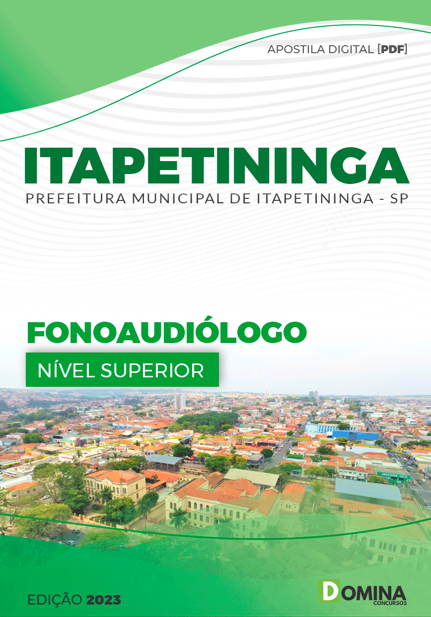 Apostila Concurso Pref Itapetininga SP 2023 Fonoaudiólogo