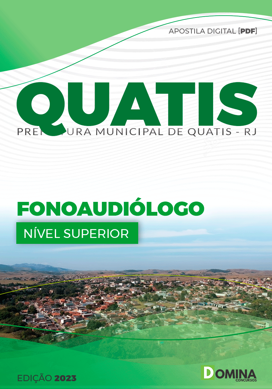 Apostila Concurso Pref Quatis RJ 2023 Fonoaudiólogo