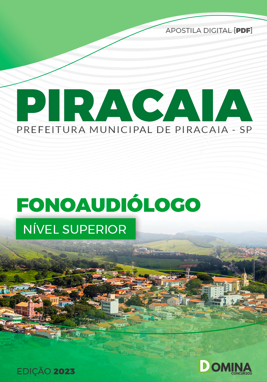 Apostila Concurso Pref Piracaia SP 2023 Fonoaudiólogo