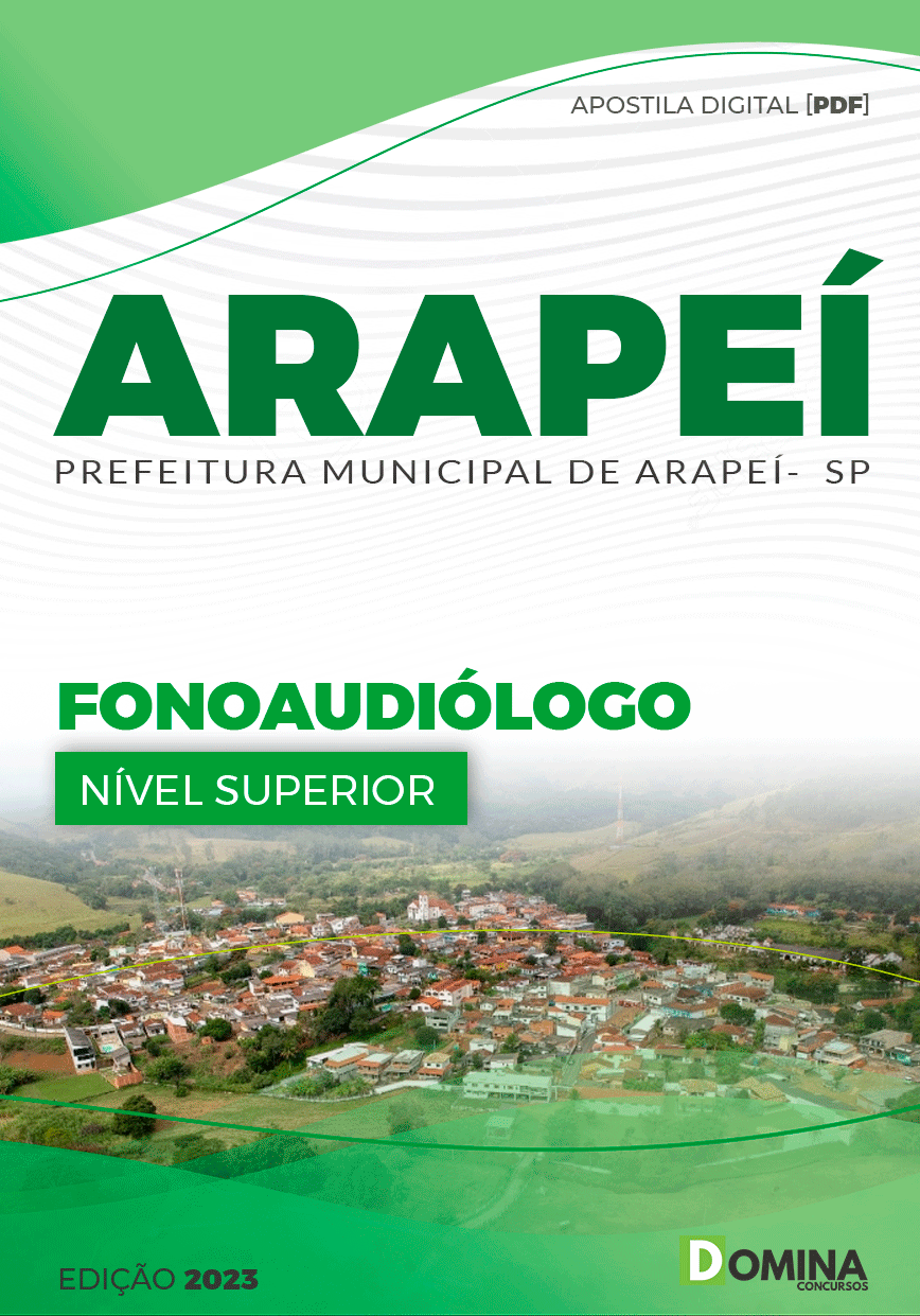 Apostila Digital Pref Arapeí SP 2023 Fonoaudiólogo