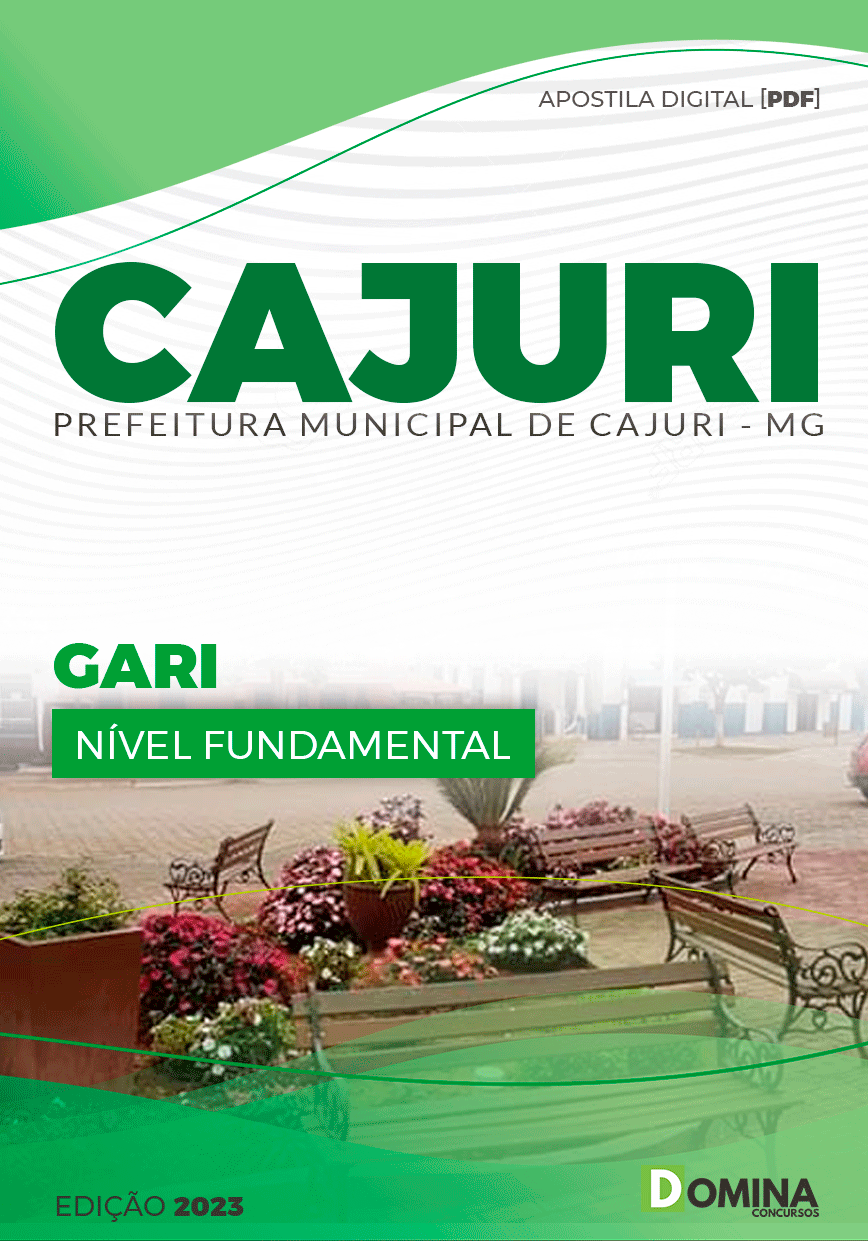 Apostila Digital Concurso Pref Cajuri MG 2023 Gari