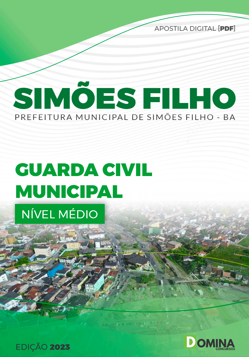 Apostila Pref Simões Filho BA 2023 Guarda Civil Municipal